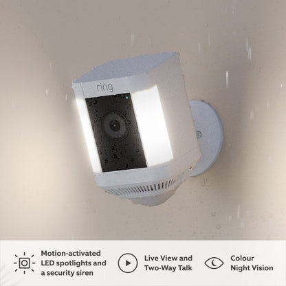 Ring Spotlight Cam Plus battery White